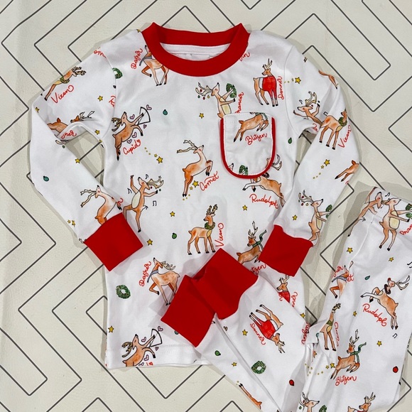 Nola Tawk Reindeer Christmas Pajama Set - Picture 2 of 14